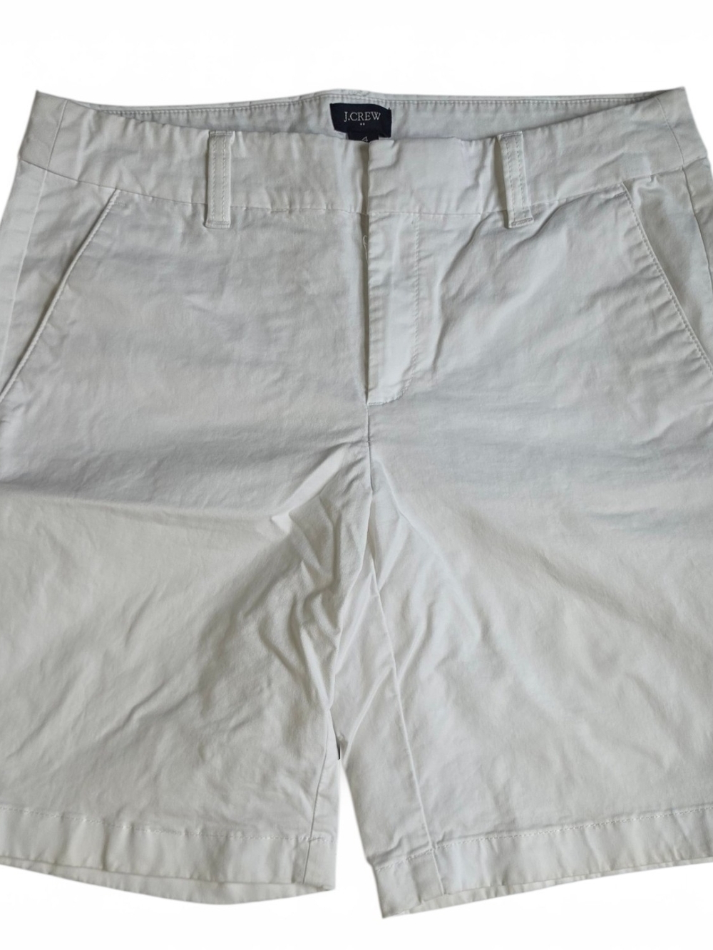 J. Crew Women’s Light Cream Flat Front Shorts